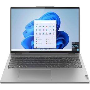 Lenovo Yoga 16" WQXGA (2560x1600) IPS Touchscreen 2-in-1 Laptop | 12th Gen Intel i7-1260P 12-Core | Backlit Keyboard | Fingerprint | Thunderbolt 4 | Wi-Fi 6E | 16GB LPDDR5 2TB SSD | Win11 Pro