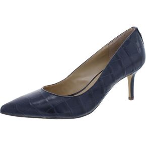 Lauren Ralph Lauren Women's Lanette Crocodile-Embossed Leather Pump