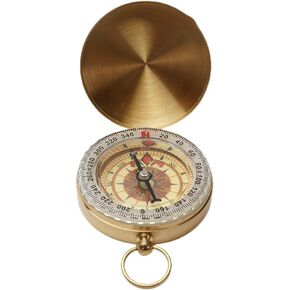 Pocket Compass,Portable Pocket Watch Compass,Classic Pocket Compass for Adult for Comping,Hiking, Mountaineering and Other Outdoor Activities