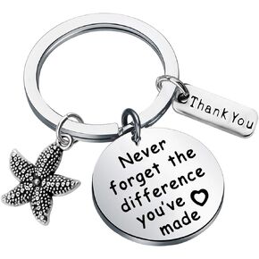 MYOSPARK Coworker Leaving Gifts Never Forget The Difference You've Made Retirement Bracelet Appreciation Gifts