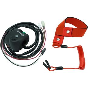 M MATI Handlebar Start Stop Kill Switch Box Aassy & Safety Lanyard for Yamaha Waverunner XL1200 XA1200 Waverunner XLT1200 XA1200 F0D-68310-01-00