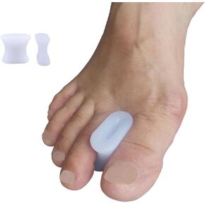 12-Pack Gel Toe Separators & Bunion Spacers – Toe Spacers for Straightening Overlapping Toes for to Their Original Shape Men and Women