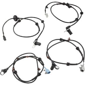 BOXI 4pcs Front and Rear Left and Right Side ABS Wheel Speed Sensors Fit for Nissan Maxima 2004 2005 2006 2007 2008 3.5L | Replace 479107Y000 479117Y000 ALS346