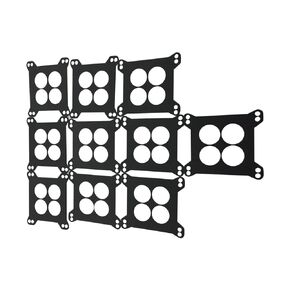 10 PCS/Set Ported Carburetor Base Gaskets 1 11/16" Compatible with EDELBROCK,Carter,Holley,Barry Grant