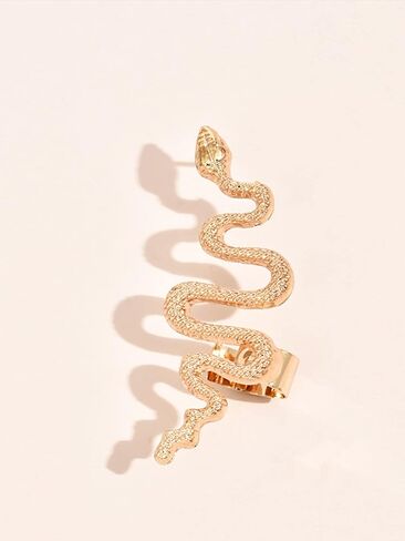 Gold Snake Earrings for Women Snake Ear Cuff Zircon Snake Ear Climber Earrings Ear Wrap Earrings for Girls in Saudi Arabia