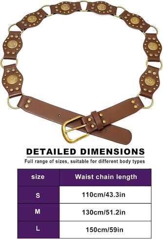 Western Belts for Women Vintage Rivet Leather Belts Cowgirl Punk Waist Belt for Skirts Jeans Dress in Saudi Arabia