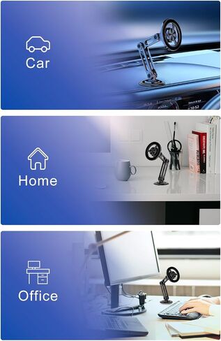 Magnetic Phone Holder for Car,Fits MagSafe Car Mount[Universal 360° PRO Rotation] Hands Free Car Holder Mount for Dashboard,Magnet Phone Holder for Mobile Phones,Car Gifts in Saudi Arabia