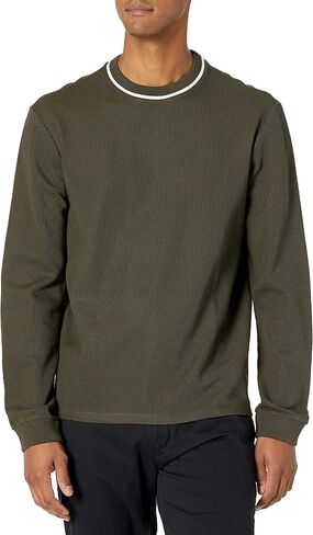 Club Monaco Men's Stripe Pique Crewneck Sweater in Saudi Arabia
