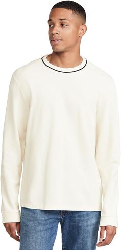 Club Monaco Men's Stripe Pique Crewneck Sweater in Saudi Arabia