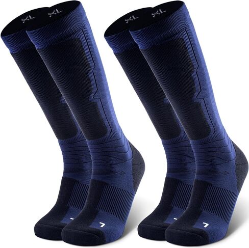 Ski Socks Merino Wool (Pack of 2) for Skiing, Snowboarding, Winter Warm in Saudi Arabia