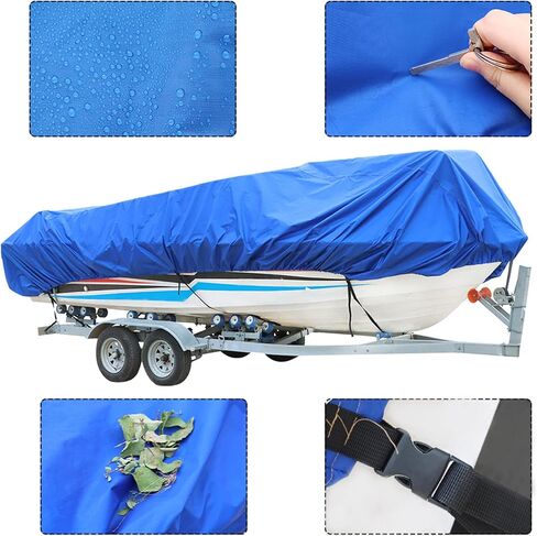 labwork 17-19Ft Heavy Duty Boat Cover Trailerable Replacement for V-Hull Boat Fishing Boat V-Hull Pro-Style Bass Boat in Saudi Arabia