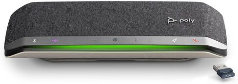 Poly - Sync 40+ Bluetooth Smart Speakerphone (Plantronics) - Flexible Work Spaces - Connect to PC/Mac via Included BT600 Dongle and Smartphones via Bluetooth - Works with Teams, Zoom & More in Kuwait