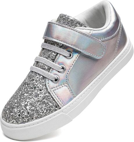 Nihaoya Baby First Walking Shoes Toddler Slip on Shoes Girls Princess Casual Sneakers Glitter Boy Running Tennis Footwear in Saudi Arabia