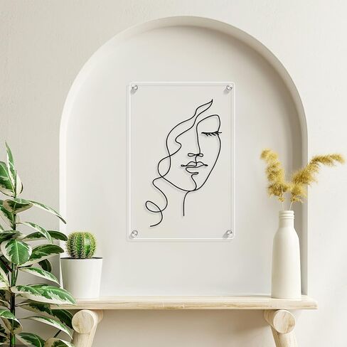 Large Hanging Blank Clear Acrylic Dry Erase Board for Wall Mount Non Magnetic Floating 18x24 Inches Useful Office School Family (18 * 24, Clear) in Saudi Arabia