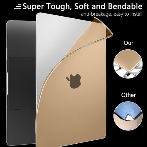Batianda Matte Ultra-Thin M3 MacBook Pro 16 inch Case 2023 2021 Release Model A2991 A2780 A2485 Durable Fingerprint-Resistant, Precision Fit, with TPU Keyboard Cover and OTG Adapter Grey in Saudi Arabia