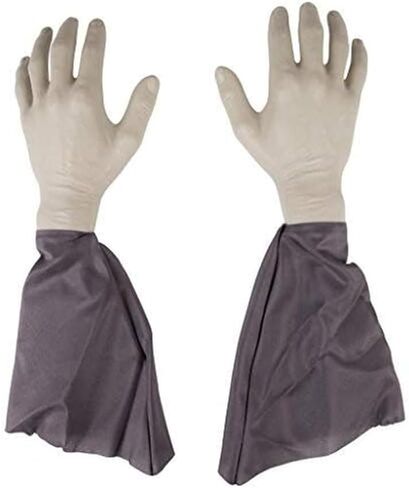 Kangaroo Zombie Hands Lawn Stakes ديكورات الهالوين، مظهر واقعي، أيدي وهمية لديكورات حفلات الهالوين، دعائم مثالية للهالوين لديكور الهيكل العظمي للهالوين، ديكورات منزل مسكون in Kuwait