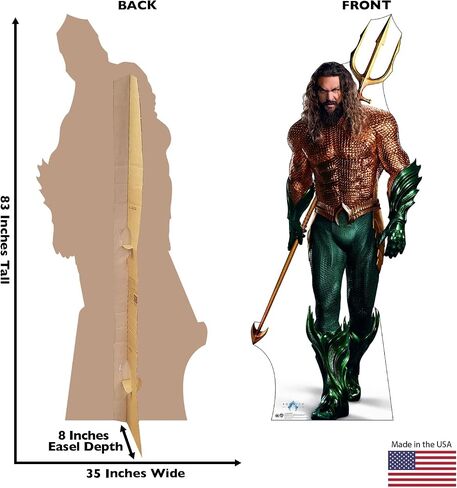 Cardboard People Aquaman Life Size Cardboard Cutout Standup - Aquaman and The Lost Kingdom (2023 Film) in Saudi Arabia