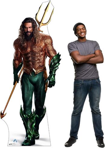 Cardboard People Aquaman Life Size Cardboard Cutout Standup - Aquaman and The Lost Kingdom (2023 Film) in Saudi Arabia