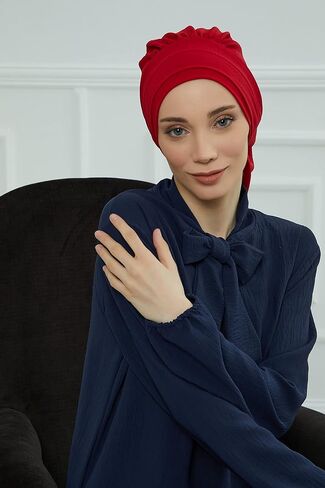 Instant Turban Lightweight Aerobin Scarf Head Turbans For Women Headwear Stylish Design in Saudi Arabia