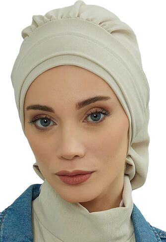 Instant Turban Lightweight Aerobin Scarf Head Turbans For Women Headwear Stylish Design in Saudi Arabia
