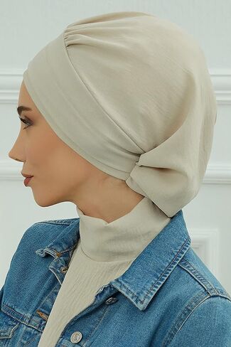 Instant Turban Lightweight Aerobin Scarf Head Turbans For Women Headwear Stylish Design in Saudi Arabia