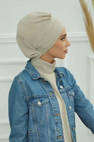 Instant Turban Lightweight Aerobin Scarf Head Turbans For Women Headwear Stylish Design in Saudi Arabia