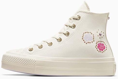 حذاء رياضي Chuck Taylor GemHigh Lift للنساء من Converse، Gemwhite، 7 in Saudi Arabia