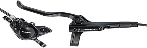 Shimano MT200 قرص هيدروليكي للفرامل الأمامية، حامل ريسنا، أسود، M، الموديل: MT200KLFPRA100 in Saudi Arabia