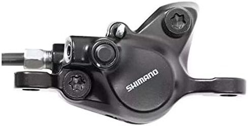 Shimano MT200 قرص هيدروليكي للفرامل الأمامية، حامل ريسنا، أسود، M، الموديل: MT200KLFPRA100 in Saudi Arabia