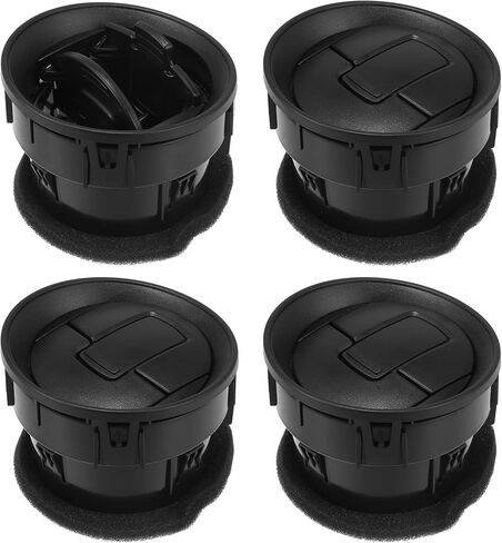 ACROPIX Front Dashboard Air Vent AC Heater Fit for Ford F150 V6 V8 2009-2014 - Pack of 4 Black in Saudi Arabia