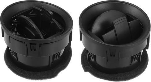 ACROPIX Front Dashboard Air Vent AC Heater Fit for Ford F150 V6 V8 2009-2014 - Pack of 4 Black in Saudi Arabia