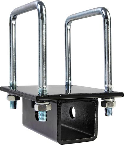 OxGord RV Hitch - محول استقبال 2 بوصة يناسب شعاع ممتص الصدمات مقاس 4-4.5 بوصة - ملحقات المقطورة الأفضل لتركيب رفوف الدراجة وحاملات البضائع in Kuwait