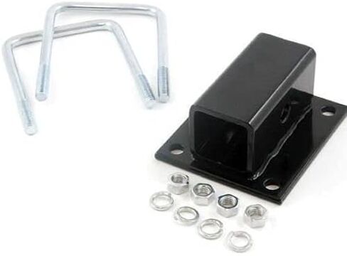 OxGord RV Hitch - محول استقبال 2 بوصة يناسب شعاع ممتص الصدمات مقاس 4-4.5 بوصة - ملحقات المقطورة الأفضل لتركيب رفوف الدراجة وحاملات البضائع in Kuwait