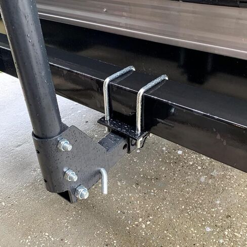 OxGord RV Hitch - محول استقبال 2 بوصة يناسب شعاع ممتص الصدمات مقاس 4-4.5 بوصة - ملحقات المقطورة الأفضل لتركيب رفوف الدراجة وحاملات البضائع in Kuwait