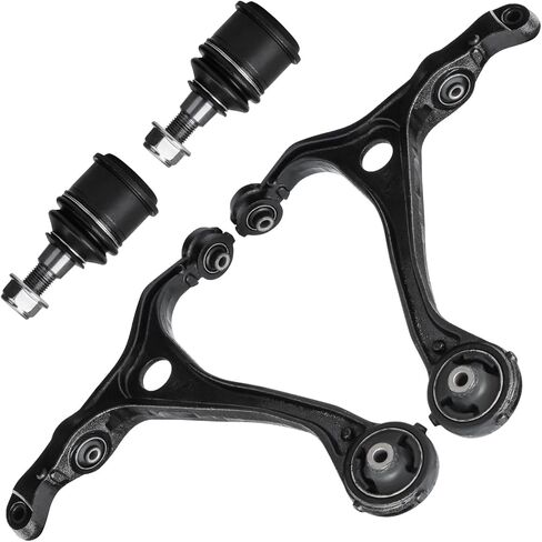 ذراع التحكم السفلي الأمامي مناسب لـ 2004 2005 2006 2007 2008 Acura TL مع مجموعة وصلات كروية للركاب والسائق - طقم تعليق جانبي 4 قطع in Kuwait