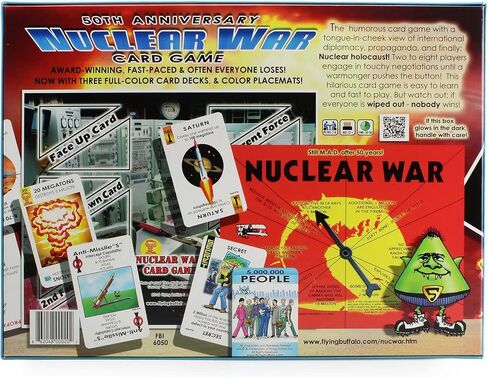 Flying Buffalo Nuclear War Card Game, 50th Anniversary Edition, Science Fiction in Saudi Arabia