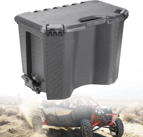 صندوق شحن معياري سعة 30 لتر / 7.8 جالون من A & UTV PRO، مجموعة صندوق تخزين خلفي لـ Can Am Maverick X3 MAX، Maverick Trail، Defender، ملحقات القائد، استبدال OEM # 715006830 in Saudi Arabia