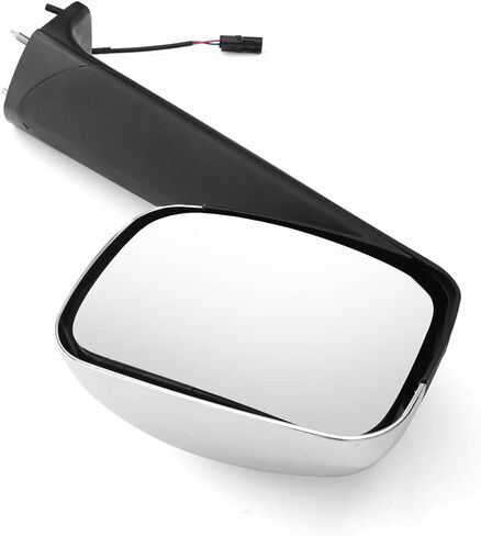 Chrome Hood Mirrors Assembly (Driver and Passenger Sides) Fit for Freightliner Cascadia 2018 2019 2020-New Pair in Saudi Arabia