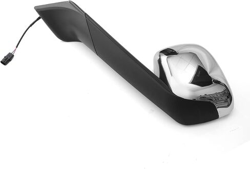 Chrome Hood Mirrors Assembly (Driver and Passenger Sides) Fit for Freightliner Cascadia 2018 2019 2020-New Pair in Saudi Arabia