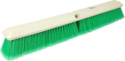 فرشاة أرضية Weiler 42164 Perma-Sweep Polystyrene Fine Sweep، عرض 2-1/2 بوصة، الطول الإجمالي 24 بوصة، أخضر in Saudi Arabia