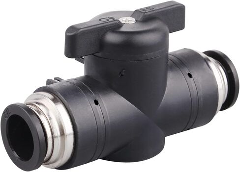 5/16 Inch OD Pneumatic valve Air Flow Control Ball Valve Push to Connect Fitting (pack of 2) in Saudi Arabia