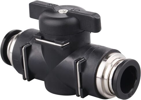 5/16 Inch OD Pneumatic valve Air Flow Control Ball Valve Push to Connect Fitting (pack of 2) in Saudi Arabia