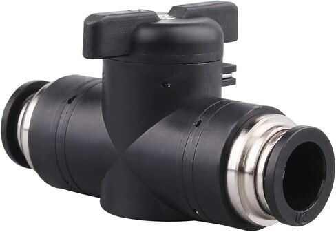 5/16 Inch OD Pneumatic valve Air Flow Control Ball Valve Push to Connect Fitting (pack of 2) in Saudi Arabia