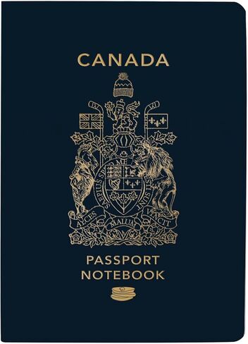Canada Passport Mini Notebook - a Pocket Size Pad for Jotting Your Ideas on the Go in Saudi Arabia