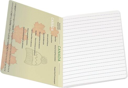 Canada Passport Mini Notebook - a Pocket Size Pad for Jotting Your Ideas on the Go in Saudi Arabia