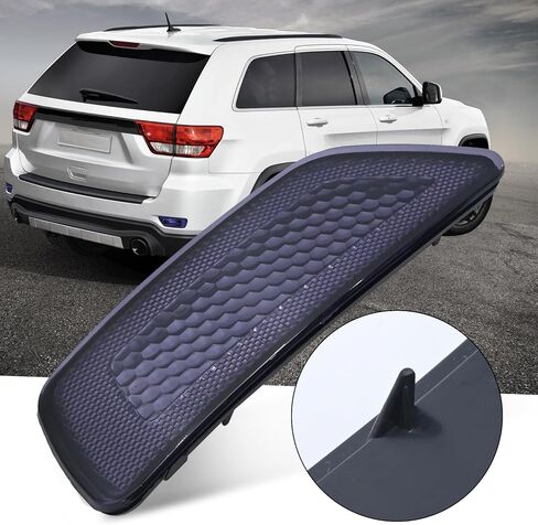 57010720AC 57010721AC 2 قطعة مصباح ضوء عاكس للمصد الخلفي للعدسة المدخنة، بديل لسيارة جيب جراند شيروكي 2012-2018، باتريوت 2013-2017، كومباس 2011-2016، دودج جورني 2012-2020 in Kuwait