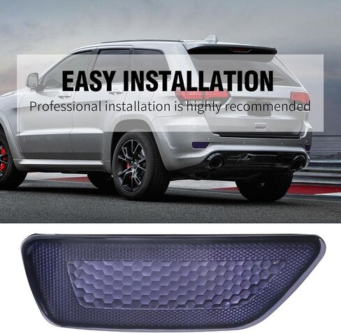 57010720AC 57010721AC 2 قطعة مصباح ضوء عاكس للمصد الخلفي للعدسة المدخنة، بديل لسيارة جيب جراند شيروكي 2012-2018، باتريوت 2013-2017، كومباس 2011-2016، دودج جورني 2012-2020 in Kuwait