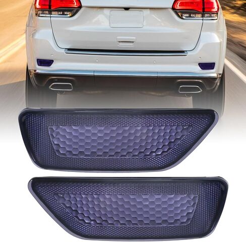 57010720AC 57010721AC 2 قطعة مصباح ضوء عاكس للمصد الخلفي للعدسة المدخنة، بديل لسيارة جيب جراند شيروكي 2012-2018، باتريوت 2013-2017، كومباس 2011-2016، دودج جورني 2012-2020 in Kuwait