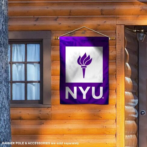 College Flags & Banners Co. New York Violets Two Sided and Double House Flag in Saudi Arabia