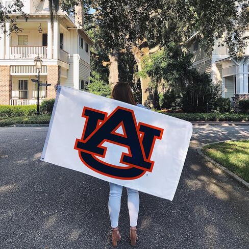 Desert Cactus Auburn University Flag Tigers War Eagle Flags Banners 100% Polyester Indoor Outdoor 3x5 (Style F) in Saudi Arabia